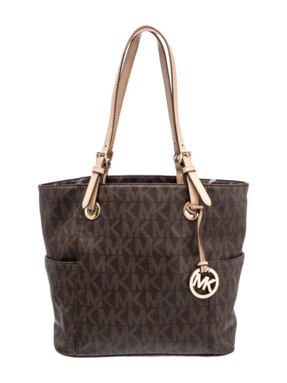 Michael Michael Kors Monogram Tote Bag Brown
